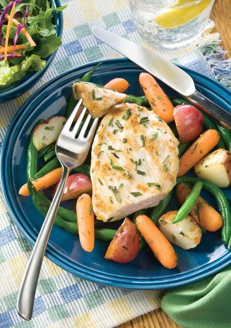 Rosemary Lemon Chicken<br>with Vegetables