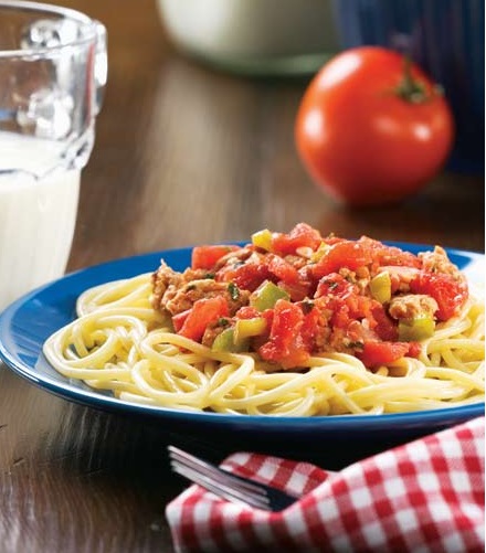 Spaghetti with Turkey<br>Meat Sauce