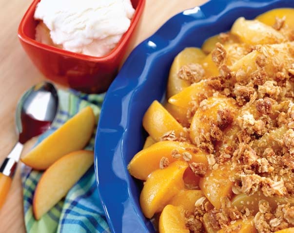 Peach Crumble