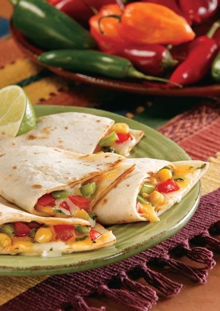 Vegetable Quesadillas