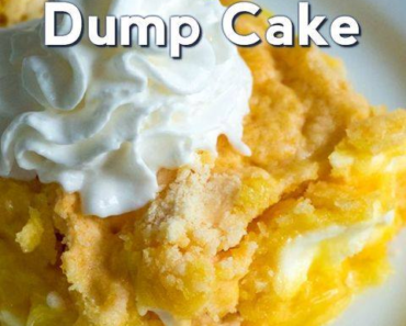 4-Ingredient Lemon Cream Cheese Dump Cake