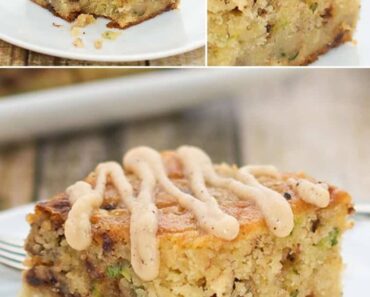 Banana Zucchini Pudding Cake