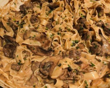 Creamy Beef Tips with Egg Noodles