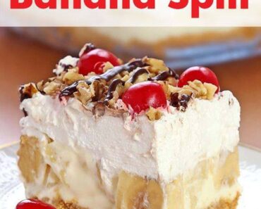 No Bake Banana Split Dessert