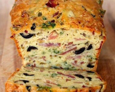 Olive, Bacon and Cheese Bread