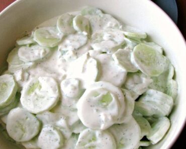 Creamy Cucumber Salad Recipe