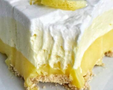 No Bake Lemon Pudding Pie