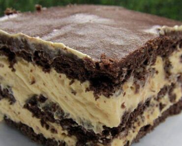 Peanut Butter Chocolate Eclair Cake