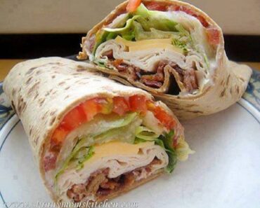 TURKEY RANCH BACON CLUB WRAP!