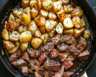 Garlic Butter Steak and Potatoes Skillet