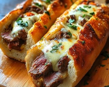 Steak-Stuffed French Bread