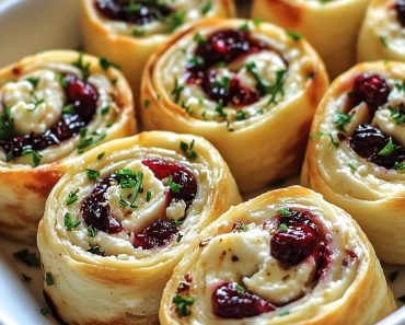 Cranberry Feta Pinwheels with Cream Cheese