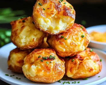Mashed Potato Cheese Puffs