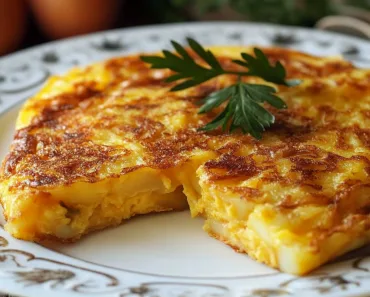 Spanish Egg & Potato Omelet (Tortilla Española)