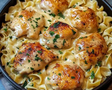 One-Pan Chicken with Buttered Noodles