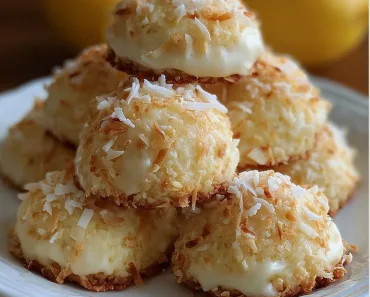 Lemon Coconut Cheesecake Cookies