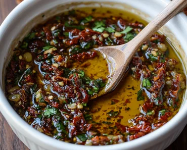 Sun-Dried Tomato Olive Oil Bread Dip