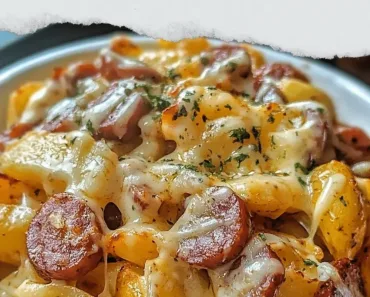 Cheesy Ranch Potatoes and Smoked Sausage