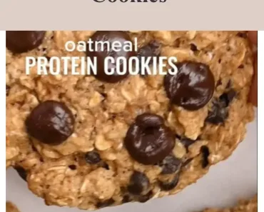 Oatmeal Protein Cookies