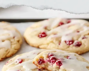 Chewy Christmas Cranberry Orange Cookies