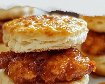 Easy Hot Honey Chicken Biscuits