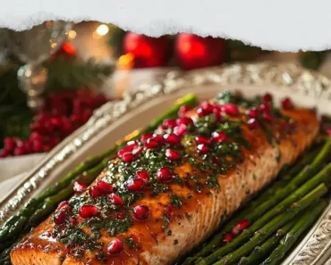 Pomegranate and Orange Glazed Salmon: A Flavorful Christmas Main