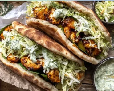 Sheet Pan Chicken Pitas with Herby Ranch