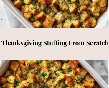 Thanksgiving Stuffing From Scratch