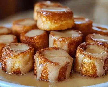 Cinnamon Roll French Toast Bites