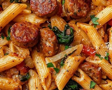 Creamy Cajun Sausage Pasta