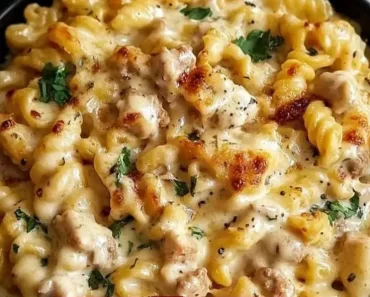 Creamy Chicken Pasta in the Crockpot