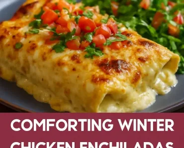 Creamy White Chicken Enchiladas