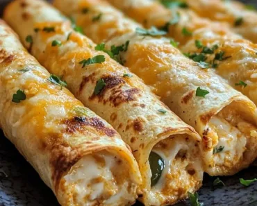 Crispy Chicken Taquitos