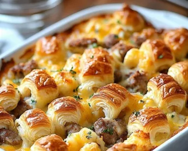 Croissant Breakfast Casserole