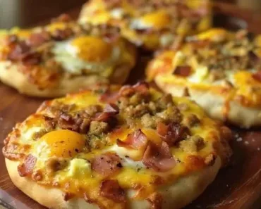 English Muffin Breakfast Pizza