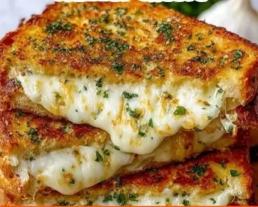 Garlic Bread Grilled Cheese