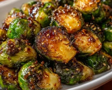 Honey Garlic Roasted Brussels Sprouts – Sweet, Savory & Crispy Side Dish