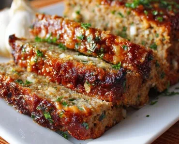 Mouthwatering Garlic Parmesan Meatloaf Recipe – Easy Comfort Food Dinner Idea