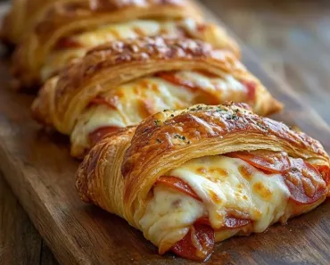 Mozzarella Pepperoni Croissant Rolls