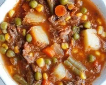 My Mom’s Old-Fashioned Vegetable Beef Soup