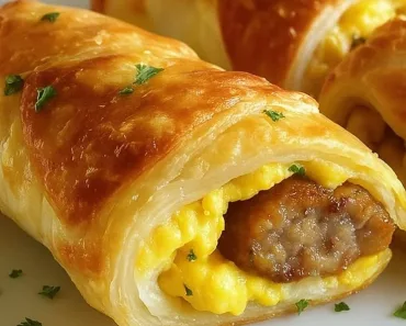 Sausage Egg Breakfast Roll-Ups