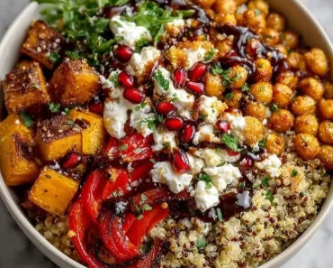 Winter Mediterranean Quinoa Bowl