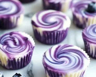 Blueberry Swirl Yogurt Bites