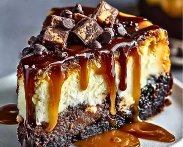 Caramel Brownie Cheesecake