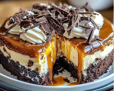 Caramel Brownie Cheesecake