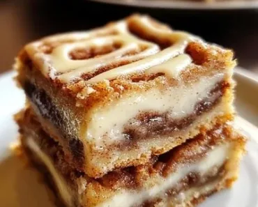 Cinnamon Roll Bliss Bars