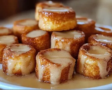 Cinnamon Roll French Toast Bites