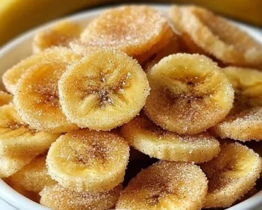 Cinnamon-Sugar Air Fryer Banana Chips