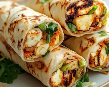 Sweet Chili Halloumi Wraps
