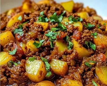 Aloo Keema Ground Meat with Potatoes – Crisp Tastes